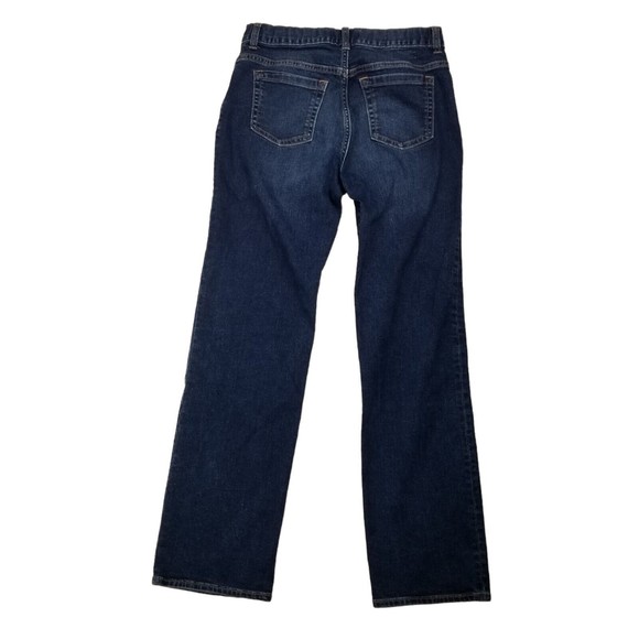 Old Navy Straight Blue Jeans Built-In Flex Sz 14 Husky Adjustable Waist L28.5 - Picture 12 of 12